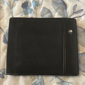 Montblanc Textured Black Wallet